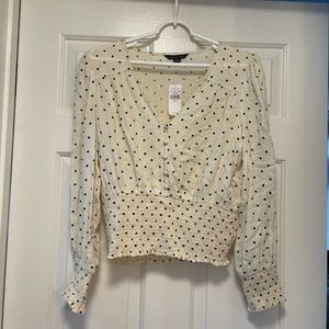 NWT American Eagle polka dot blouse